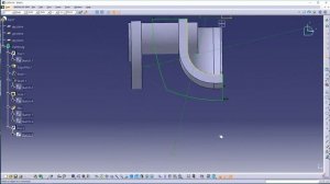 CATIA создание корпуса задвижки 3D