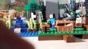 Обзор на китайский lego my world /lego minecraft No 10175/ Ферма Стива/Даня Рейд Ш /