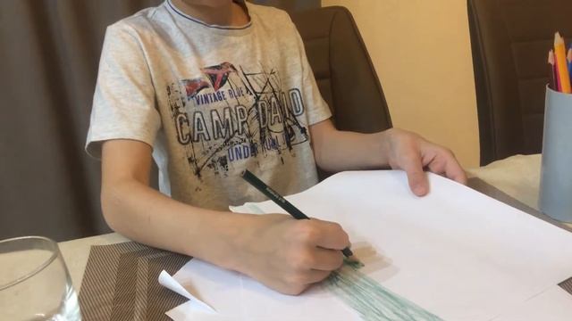 Учимся рисовать карандашами лес на бумаге смотреть онлайн