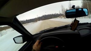 ПОКАТУШКИ НА ВАЗ 2114 ОТ ПЕРВОГО ЛИЦА, Вид с салона четырки.