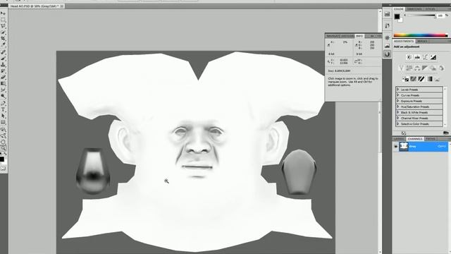 Exporting Textures out of Zbrush & Creating Ambient Occlusion using Projection смотреть онлайн