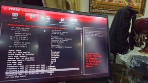 How to access advanced bios in MSI GE78 HX
