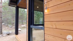 Уютный дом 5*14 с одной спальней | Каркасный дом для двоих 58 м2