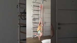 Упражнения на шведской стенке часть первая Елена Огай