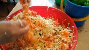 Салат на зиму из овощей со своего огорода.