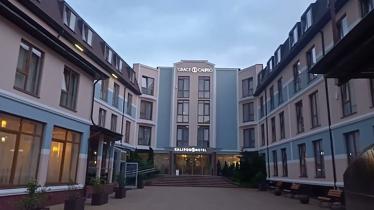 Grace Calipso 4*/Грэйс Калипсо Красная поляна. с. Эсто-Садок. Обзор территории отеля.
