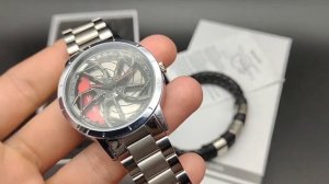 Наручные часы Sanda 3D с вращающимся диском