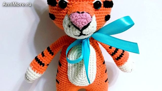 Амигуруми: схема Тигрёнок. Игрушки вязаные крючком - Free crochet patterns.