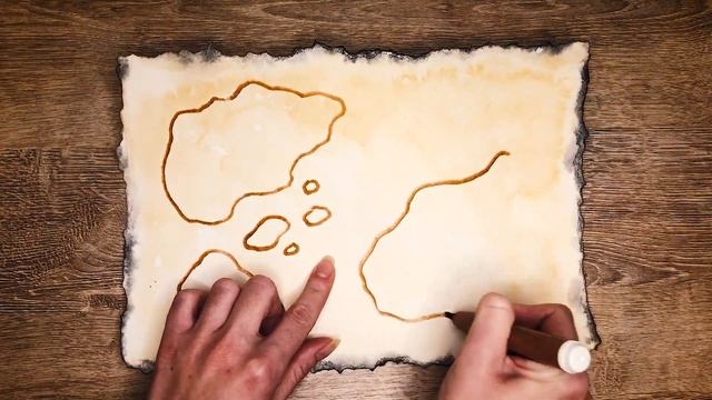 Рисуем пиратскую карту.