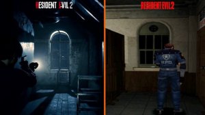 Resident Evil 2 Remake VS Resident Evil 2 (1998) Comparison