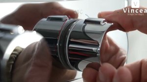 Душевая система Vincea Inspire VSFS-3I13T, термостатическая, с изливом, с подсветкой