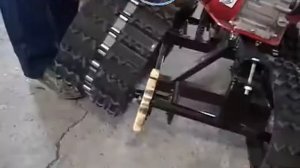 Снегоходная приставка САМ к мотоблоку