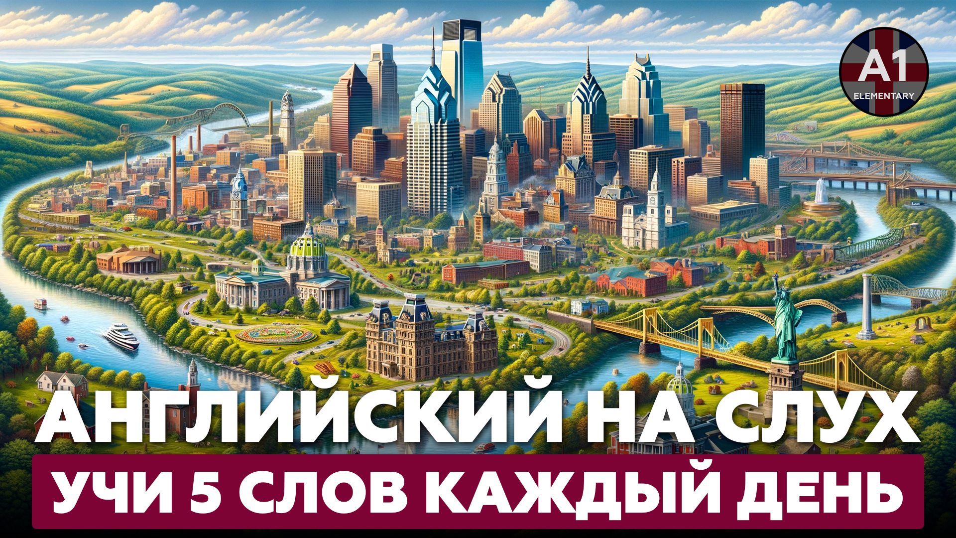 Учим 5 английских слов в день. Уровень - А1.