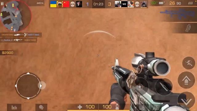 Играю в 2 пальца в STANDOFF 2 смотреть онлайн