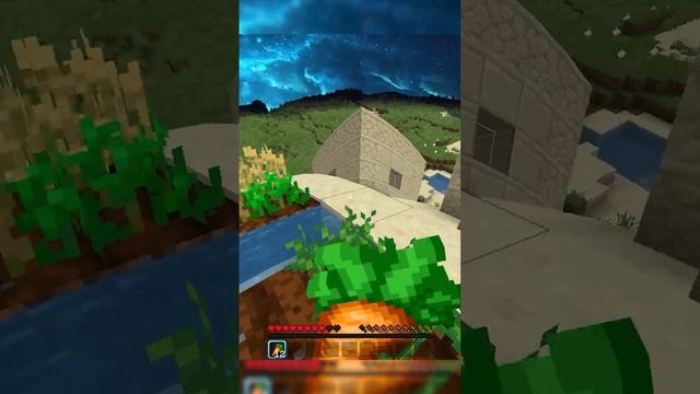 Майнкрафт, но весь мир теперь круглый