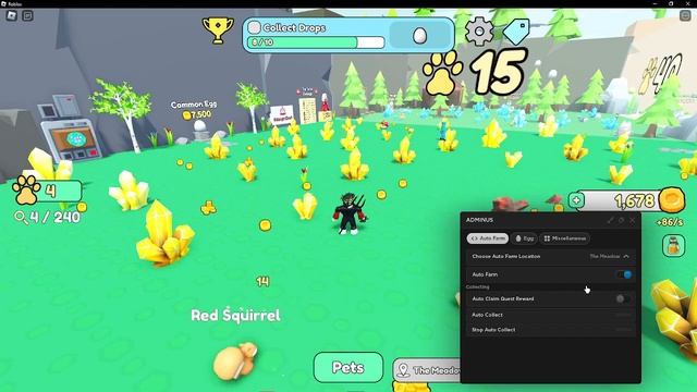 ? НОВЫЙ СКРИПТ на АВТО-ФАРМ МОНЕТ Collect All Pets в Roblox | АВТО-СОБИРАНИЕ МОНЕТ и МНОГОЕ ДРУГОЕ