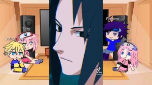 🥬Реакция гача клуб наруто +Взрослая сакура шипы в следуй части 1часть🥬