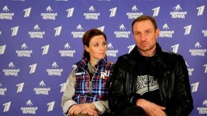 Александра Урсуляк и Роман Костомаров. Тренировка. Фрагмент выпуска от 22.11.2014