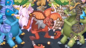 Как поет монстр ГИЕХЕХЕ на Мифическом острове