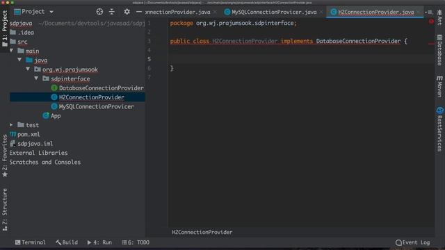 Software design patterns in Java - The Interface pattern
