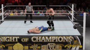 WWE Night Of Champions-Seth Rollins Vs John Cena -United States Title