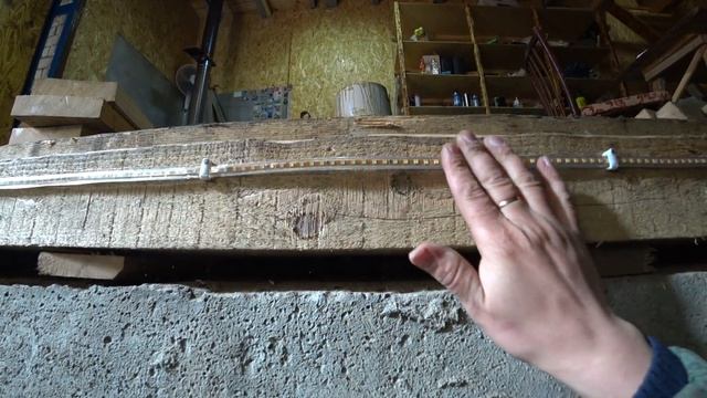 Монтаж стальных стеллажей.Освещение ямы, привёз пластиковые подоконники. смотреть онлайн