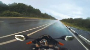 ПОПАЛИ ПОД ДОЖДЬ на мотоцикле С ДЕВУШКОЙ В ШОРТАХ - Чуть не убил GoPro.mp4.mp4