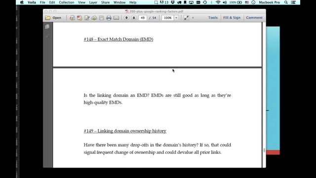[SEO Tutorial] Advanced SEO - 006 Googles 200 Ranking Signals Linking Authority