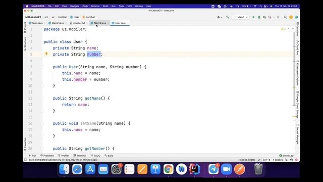 21. Json va Gson смотреть онлайн
