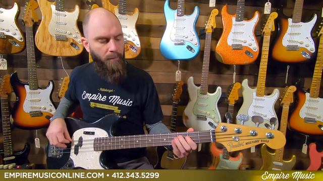 Fender Roadworn Mustang Bass Black - EMPIRE MUSIC смотреть онлайн
