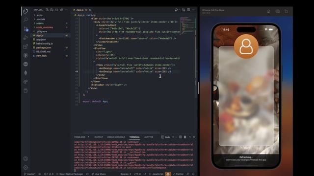 How to Make Glass Morphism Login Screen react native? смотреть онлайн