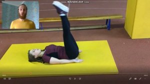 Упражнение "Подъём прямых ног к корпусу в положении лёжа". Биомеханика и техника выполнения.