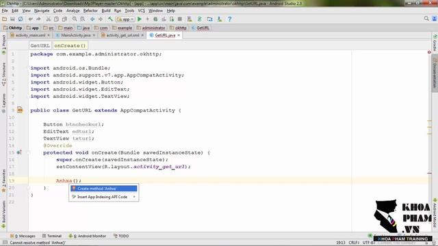 Android OkHttp - Bài 1: Get nội dung từ URL смотреть онлайн