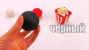 Как сделать Play Doh Набор Кинотеатр Кола Попкорн и 3Д очки из Плей До