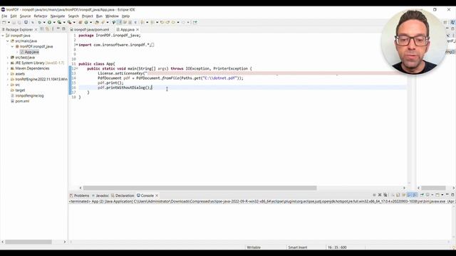 How to Print PDF Files in Java смотреть онлайн