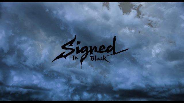 Signed In Black - The North Sea