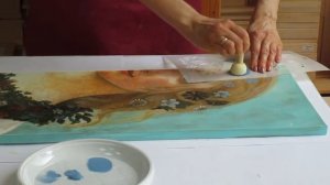 Decoupage Art canvas IDEA DIY Primavera