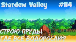 Stardew Valley - 114 - Строю еще пруды для рыб. Кончились водоросли, пошел к морю.