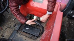 Блок управления МАК на мини-трактор Митсубиси МТ245.