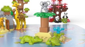 LEGO ЛЕГО Duplo Дикие животные мира 10975