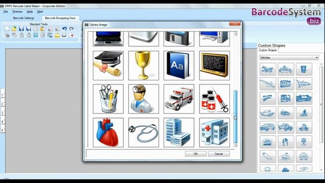 Understand how to design linear barcode label with Code 128 Barcode Font