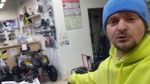Работа четырёхтактного двигателя МОТАКС Геккон 70 / 2 stroke engine works on MOTAX Gekkon 70cc