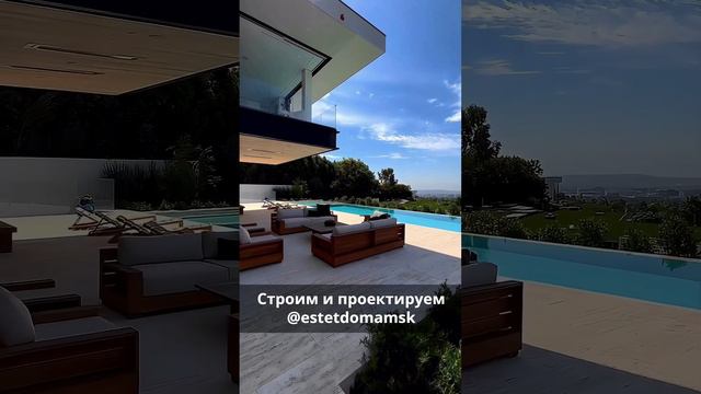 Роскошный дом с современным дизайном интерьера