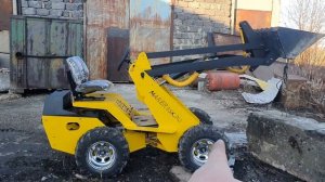 Тест на грузоподъемность обновленного мини погрузчика