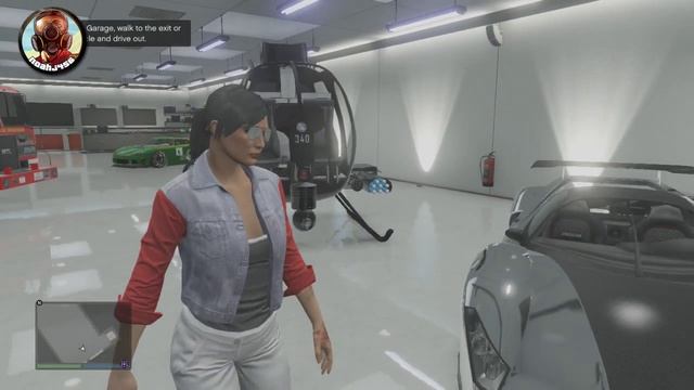 "GTA 5 Online" How To Store A Buzzard In Your Garage! ( Insured Attack Helicopter )