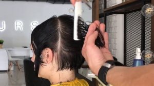 Как подстричь боб на тонких волосах