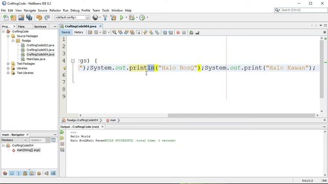 CC004: Bedanya print( ) dan println( ) смотреть онлайн