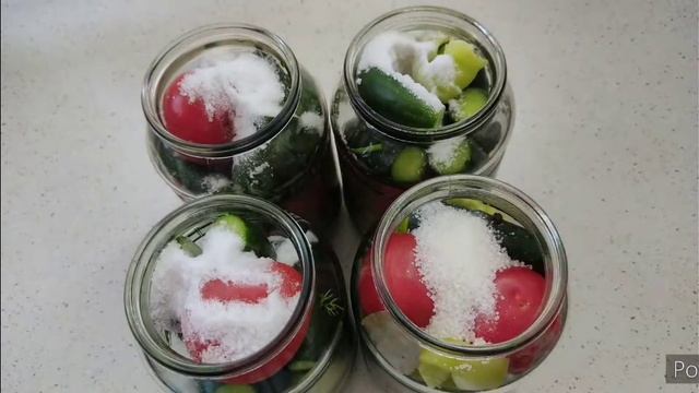 Bodiring va pamidorni tushlash. Огурцы и помидоры на зиму?#банка смотреть онлайн