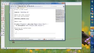 Ruby Programming - 29 - First SketchUp Plugin