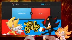 I REACT to Shadow and Fleetway Sonic Play WYR! - INTRODUCING THE OTHER FLEETWAY!